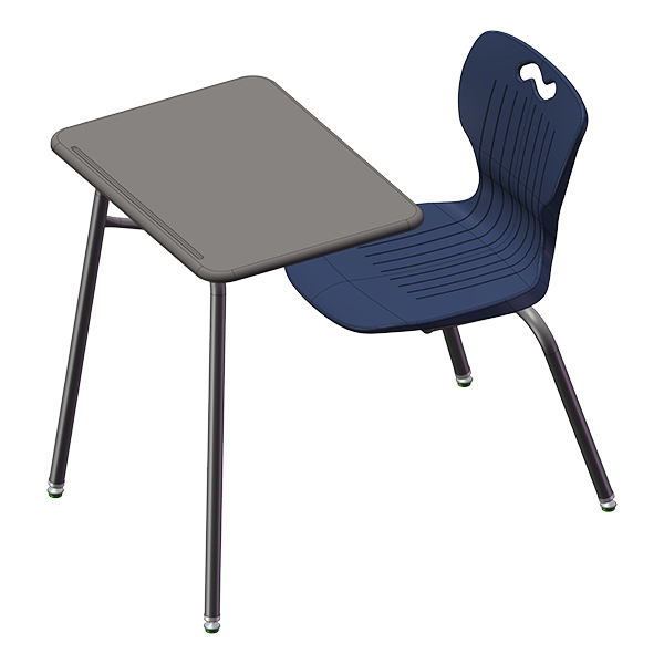 Ntersect Combo Desk w/ Hard Plastic Top